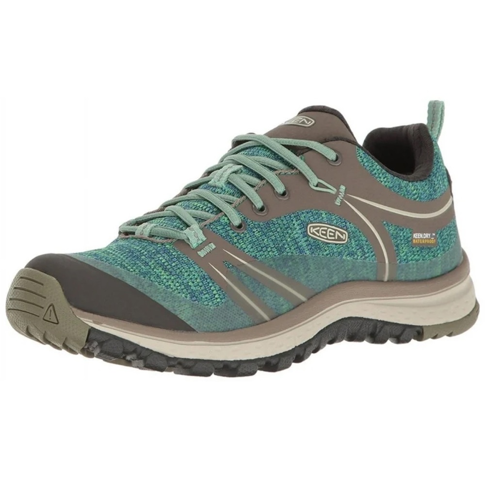 KEEN Terradora Waterproof Hiking Shoe Bungee Cord/Malachite Camp Beach Shoes 7.5